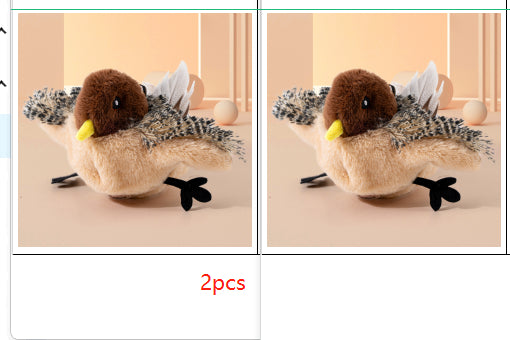 Jouet oiseau interactif pour chat – Peluche vibrante qui stimule l’instinct de chasse