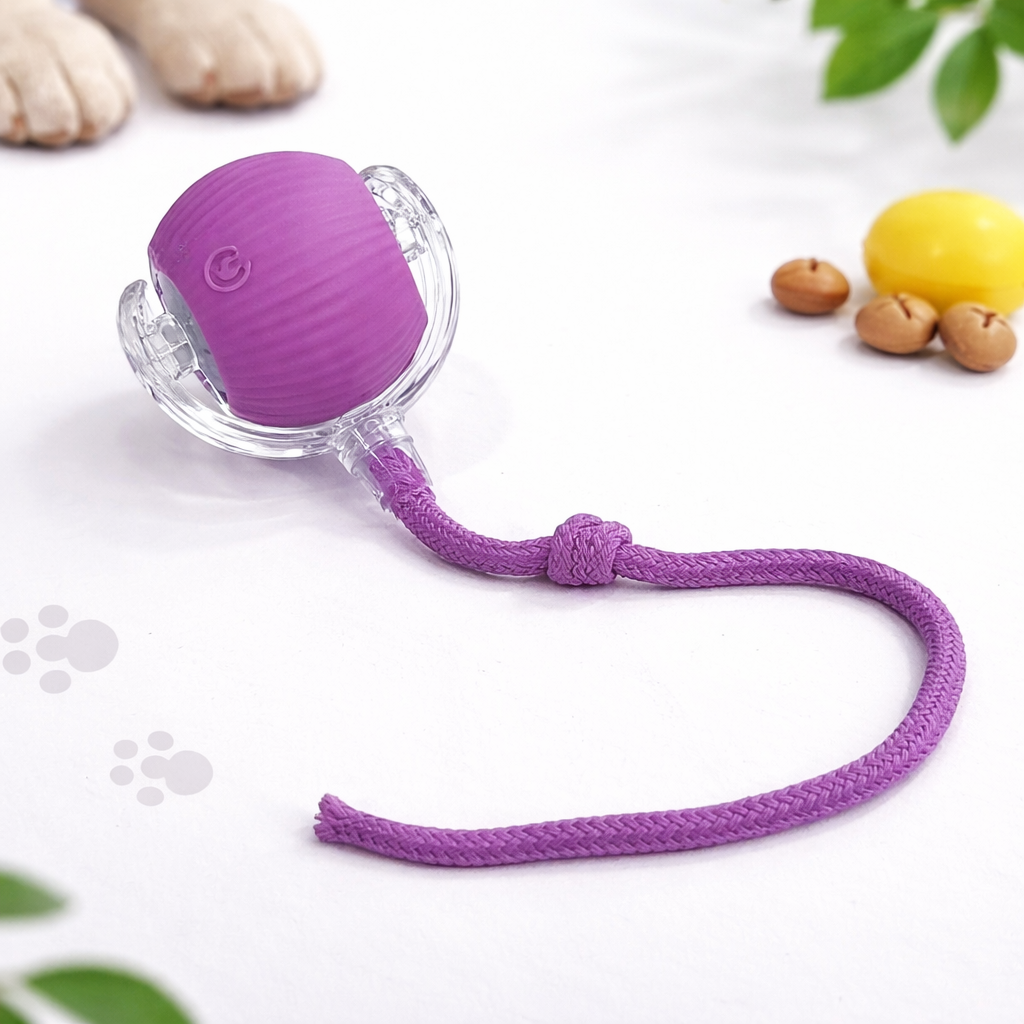 Balle interactive pour chat – jouet intelligent rechargeable